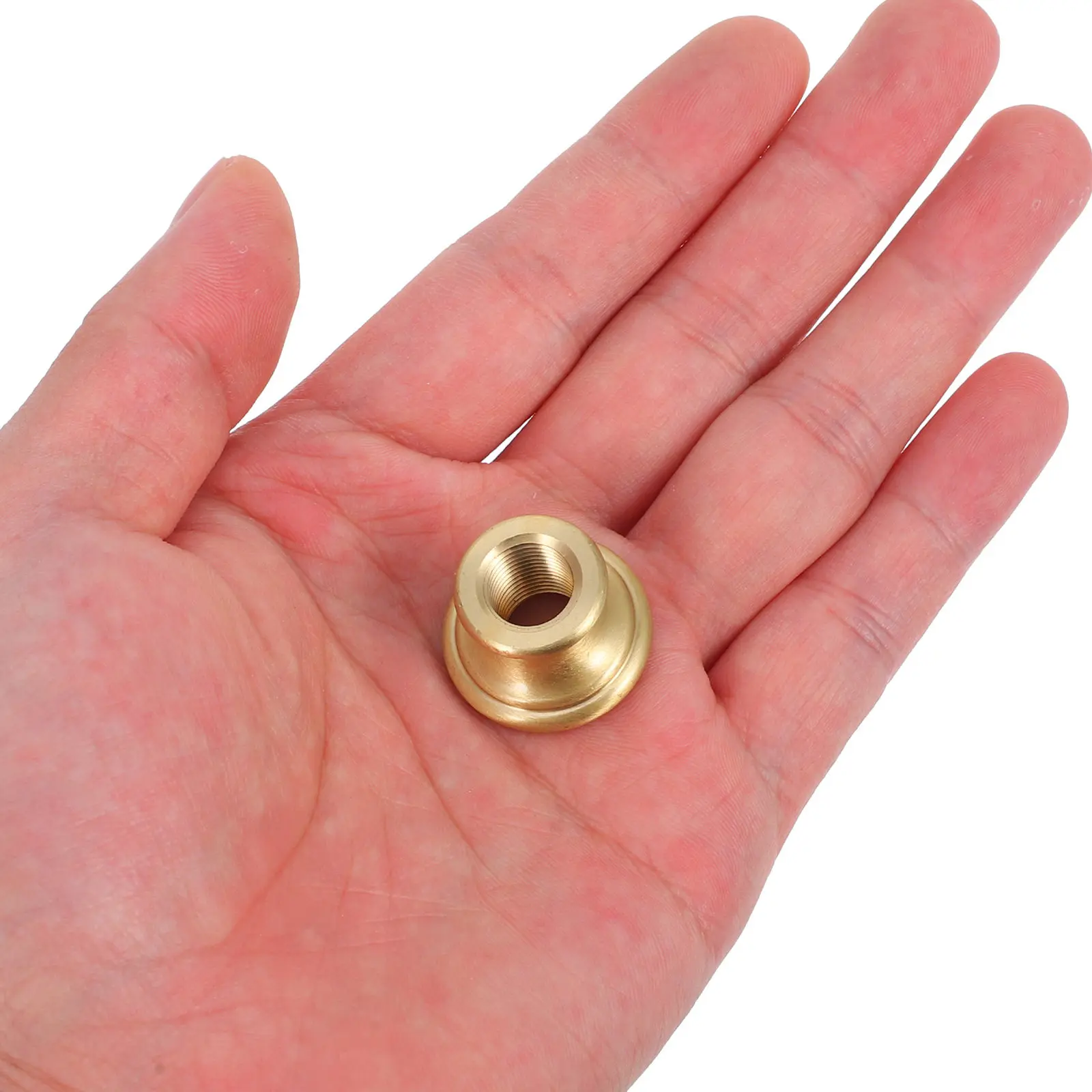 

4Pcs Solid Brass Lamp Connector M10 Threaded Spindle for Table Lamp Repair Coupling Light Fixture Parts Brass Spindle Connector