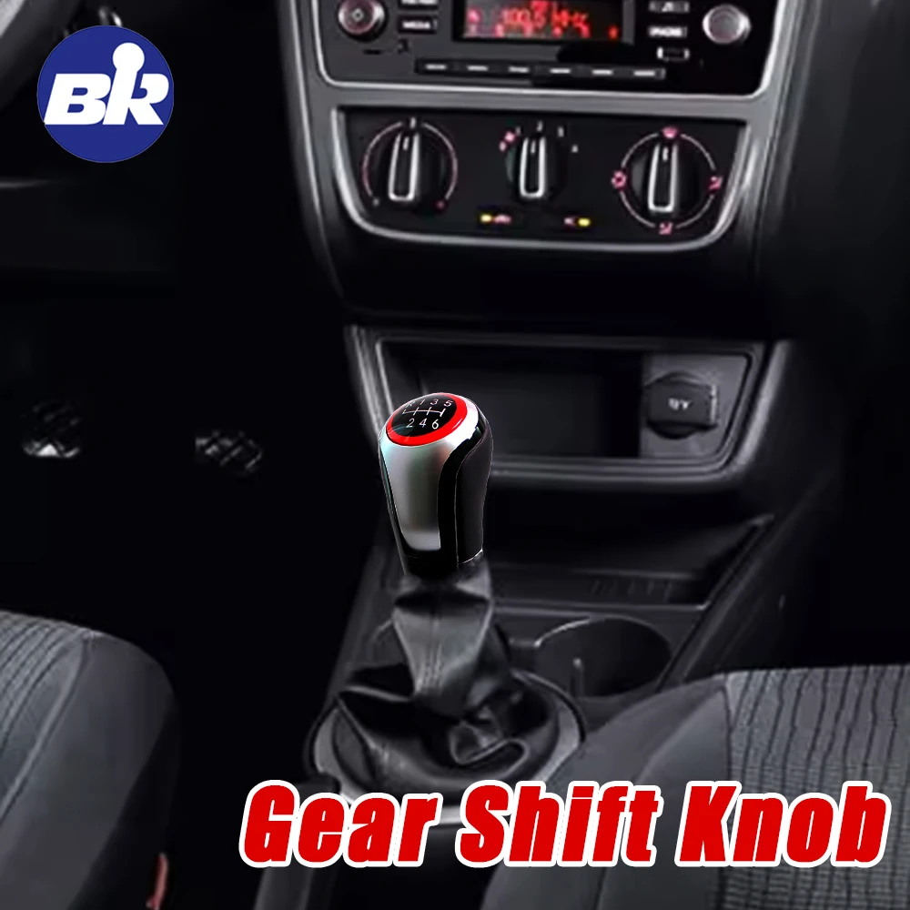 5 Speed Manual Transmission Gear Shift Knob Gaiter Boot Cover For Skoda Fabia 2 II MK 2 Combi Scout 2007-2014 Car Styling