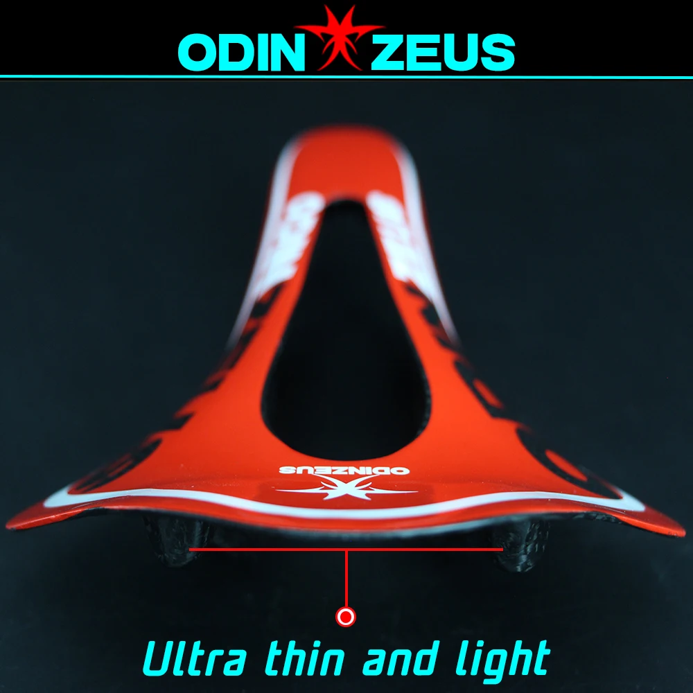 

Седло ODINZEUS Ultralight OZ-SDSMG001/SDSMG002, карбон, 145x250 мм, направляющие 7,9 мм, 3K глянец/мат, для MTB и шоссейных велосипедов, 100 г, 160 кг, 7 цветов