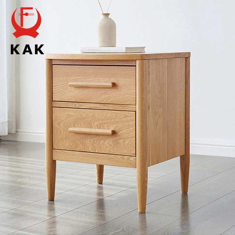 KAK Wooden Furniture Handle Rubberwood Drawer Knobs Kitchen Cabinets Handle Dresser Knobs Wardrobe Pull Door Hardaware