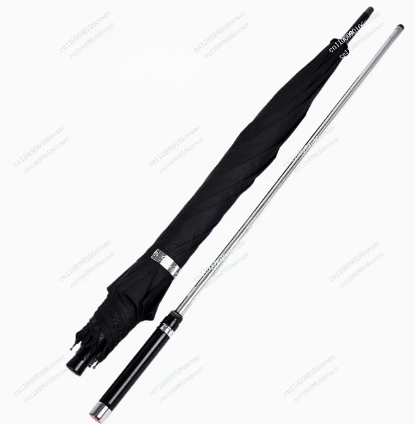 

Прочный ветрозащитный УФ-зонт 2-в-1 из трости, подходит для пеших прогулок и выхода при дождем.