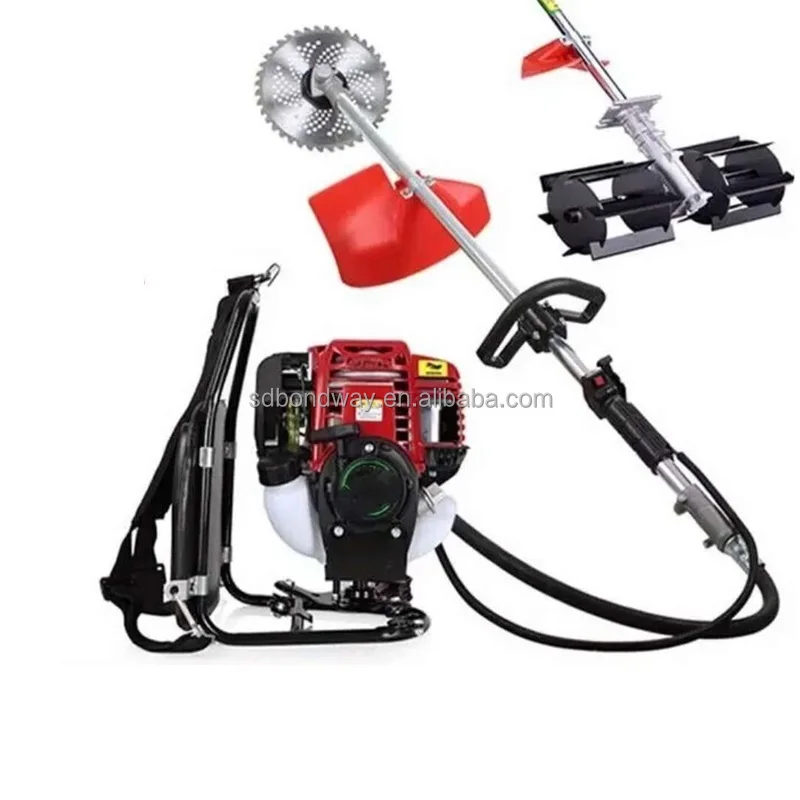 2-4 stroke lawn mower/Gas Grass Trimmers/hand tillage machine with the lowest price