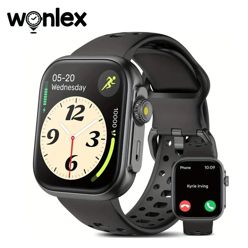 

Wonlex GPS Смарт-часы Ultra HD AMOLED дисплей Hi-Fi Bluetooth телефонные звонки 3 ATM водонепроницаемые спортивные Смарт-часы для мужчин S6G