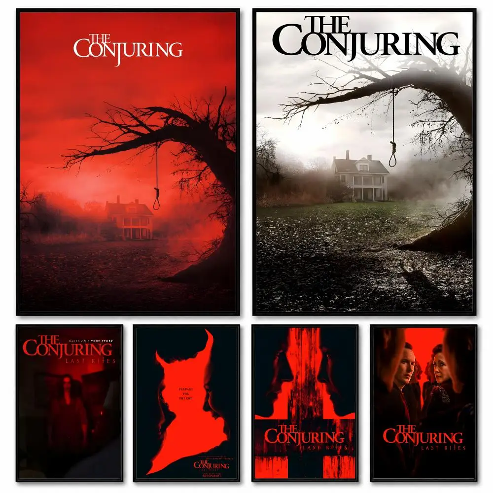 2025 The Conjuring Last Rites Movie Poster Room Decor Home Wall Art Printing Waterproof Garage BedRoom Posters Gift