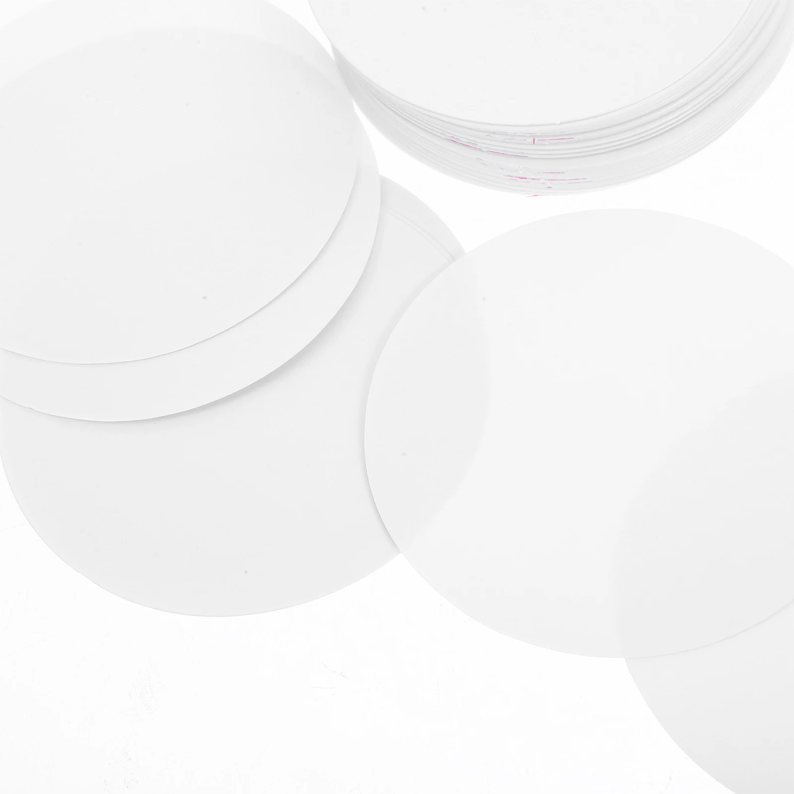 100Pcs DIY Badge Paper Round Blank Papers for Hand Painting Drawing Printing Crafts Custom Button Making Sheets Supplies