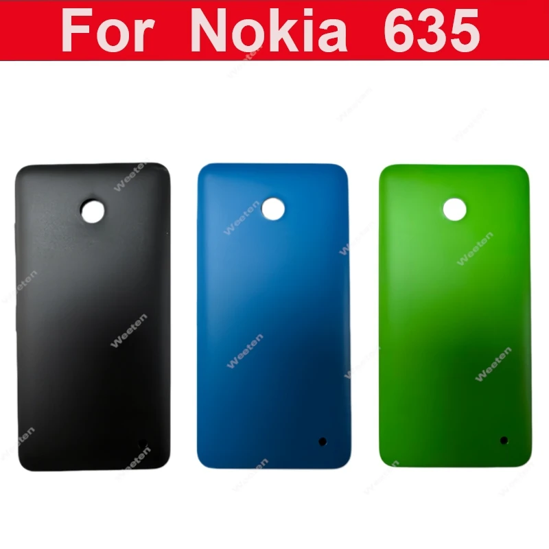 Capa traseira para bateria, capa traseira para telefones celulares nokia 635, superfície com sensação de toque confortável, aparência moderna, proteção