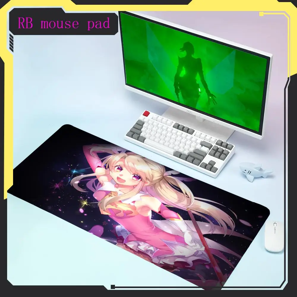 

Hot selling items Mouse Pad Illyasviel von Einzbern mouse pad with anti slip and wear-resistant suitable desktop gaming laptops