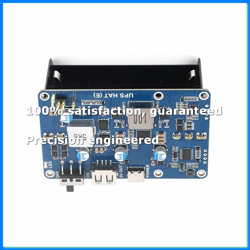 

UPS HAT (E) for 5/4B/3B+, Bi-Directional Fast Charging, 5V 6A Output, Pogo Pins Connector-ELEC