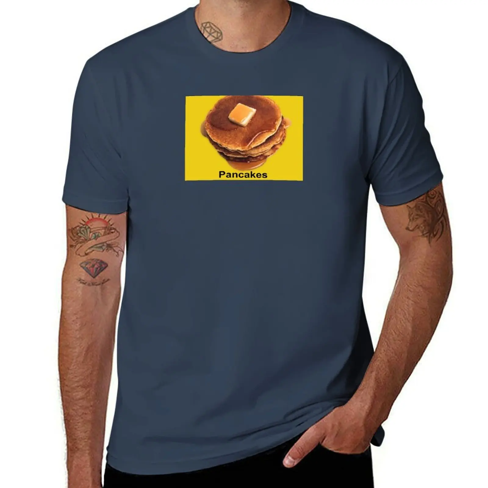 

shirt Jimmy's pancake T-Shirt Casual Loose Fit Summer Tee Shirt