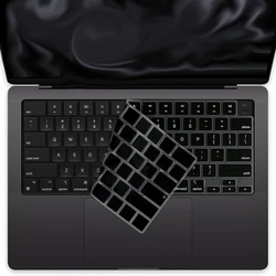 Keyboard Cover for 2022-2024 M4 M3/M2/M1Chip Pro 14.2/16 A3401/A3186/A3185/A3112/A3403 MacBook Air 15.2