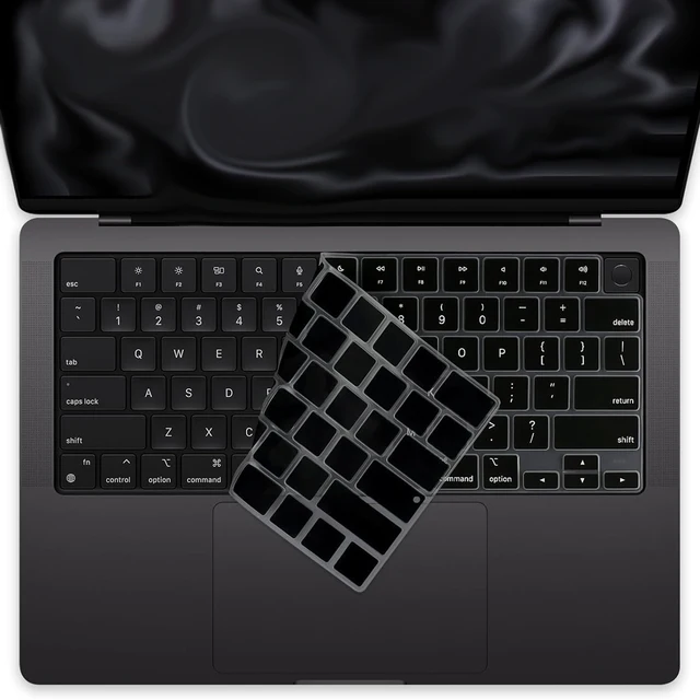 Osłona klawiatury dla 2022-2024 M4 M3/M2/M1Chip Pro 14.2/16 A3401/A3186/A3185/A3112/A3403 MacBook Air 15.2"/13.6" A3113/A3114/A2941