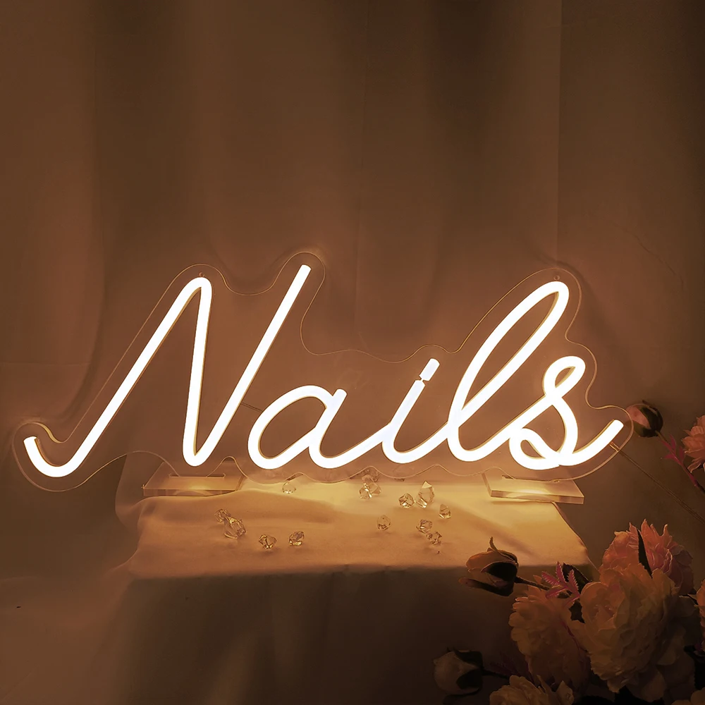 

Nails Neon Sign for Nails Lashes Salon Beauty Manicure Room Decoration Art Wall Hanging Neon Lights Led Custom Neonlamp