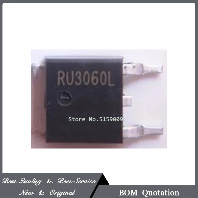 10 unids/lote RU3060L SOT252 100% nuevo Original en Stock