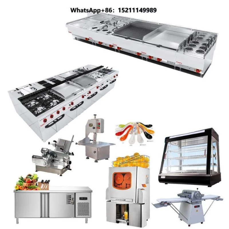 Stainless Steel Professional Commercial Kitchen Equipment Solutions for Catering Industry and Hotel Snack Bars