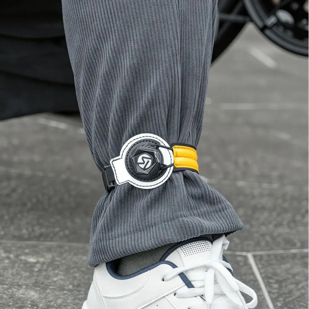 Reflective Bicycle Trouser Bands Adjustable Rotating Quick Lock Bike Pants Strap Durable Night Cycling Tube Strap Night Cycling