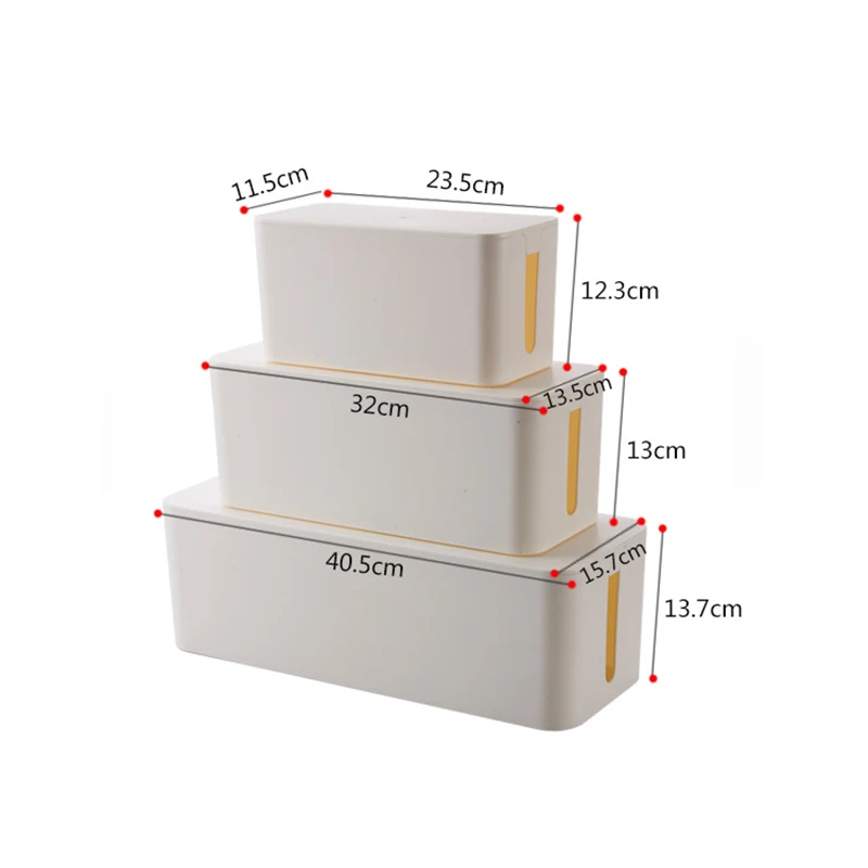 Plastic Wire Storage Box Power Line Storage CasesJunction Box Cable Tidy Storage Box Household Necessities  Home Organizer