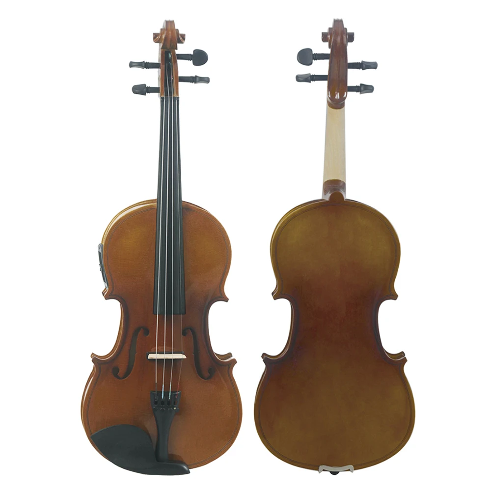 

Astonvilla AV-E03 4/4 Electric Violin EQ Acoustic Violin Maple Body Violin Ebony Fittings With Case Bow For Beginner Students