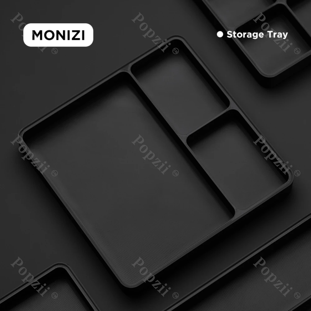 MONIZI EDC Fidgeting Toys Storage Tray Fidget Spinner Fingertip Gyro Pallet Table Ornament Storage Divided Plate Storage Tray