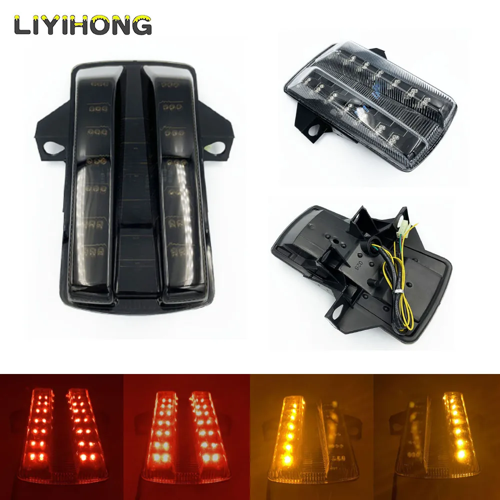 For Suzuki SV 650 SV650 SV1000Integrated LED Rear Taillight Tail Light Turn Signal Turning Lamp 2003-2015 Motorcycle Accessories