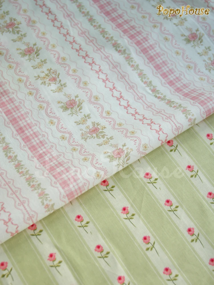 160x50 سنتيمتر الريفية في وقت مبكر الشتلات زهرة جدار صغير الأزهار البوبلين نسيج القطن الأطفال بلوزة فستان الملابس النسيج