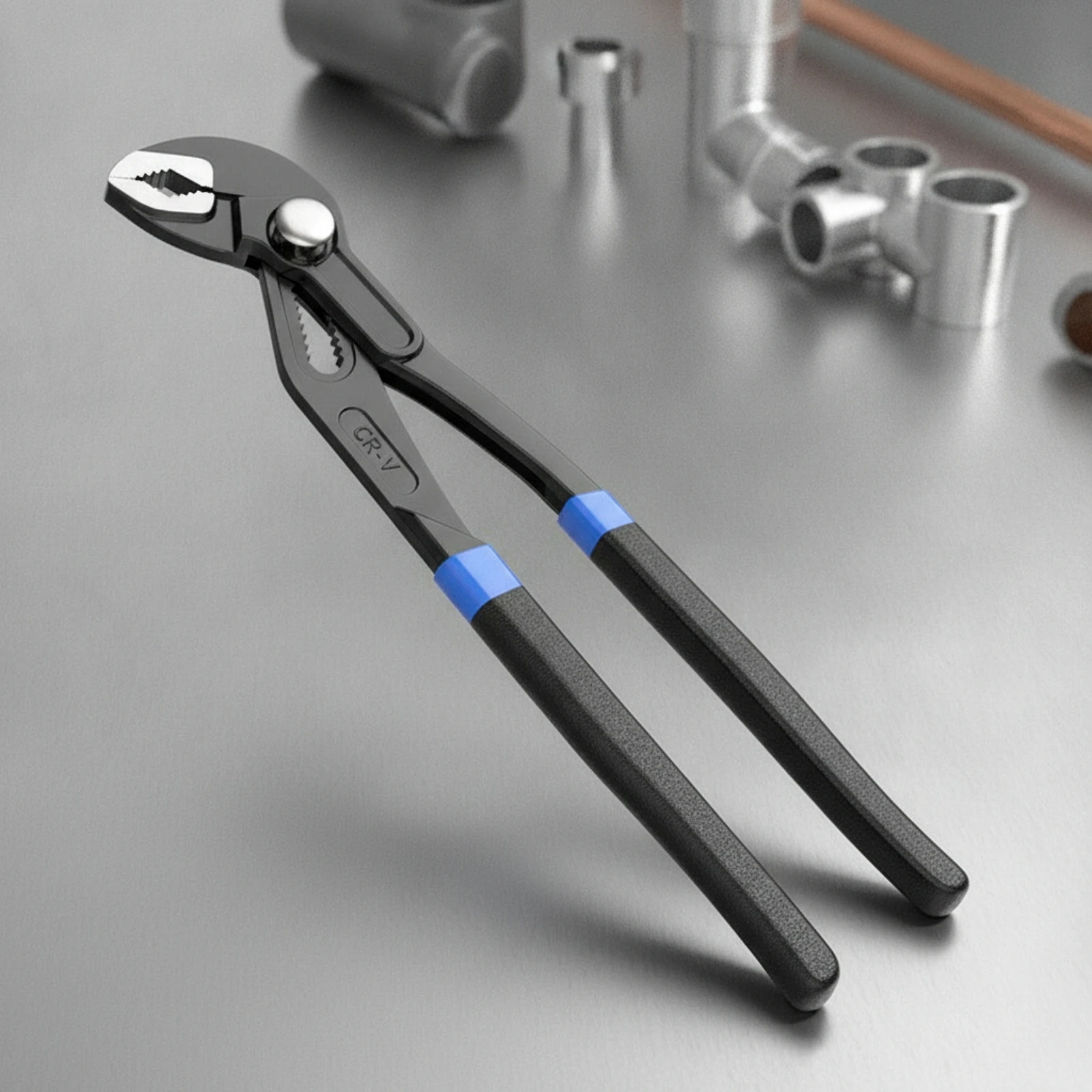 Plumbing Pump Pliers Pliers with Push Button Adjustment Quick-Adjust Plumbing Pump Pliers Pliers Tools Adjustable Tool
