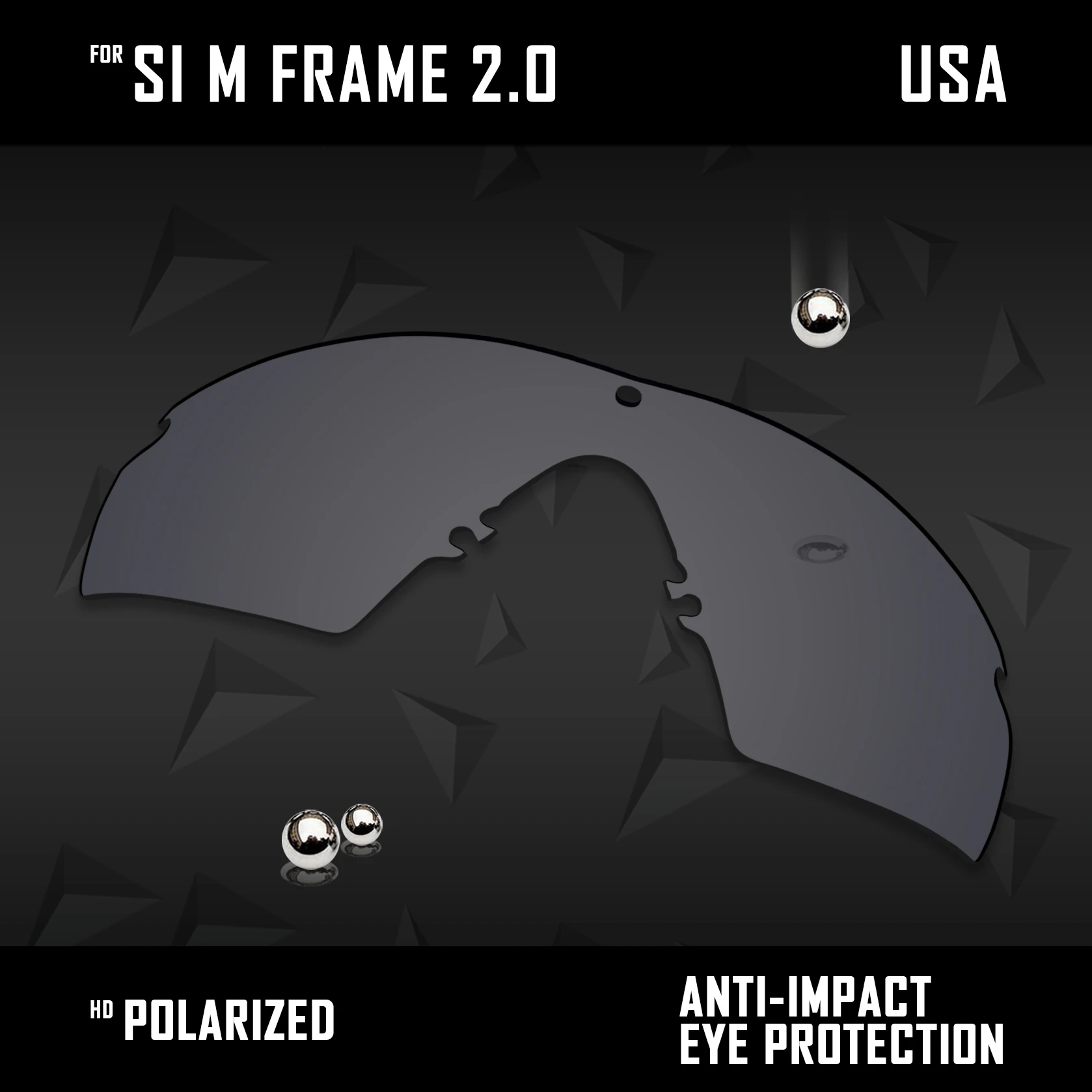 OOWLIT Polarized Lenses Replacements For Oakley SI M Frame 2.0 & 3.0 | Sl Ballistic M Frame 2.0 | M Frame 2.0 Strike Sunglasses