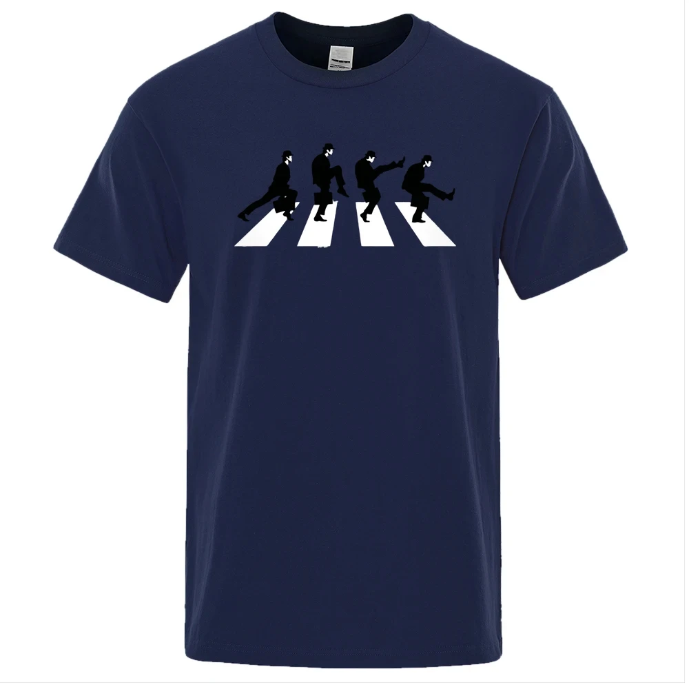 Camiseta para hombre Monty Python el Ministerio de Silly Walks camiseta moda divertida Camiseta de algodón de manga corta