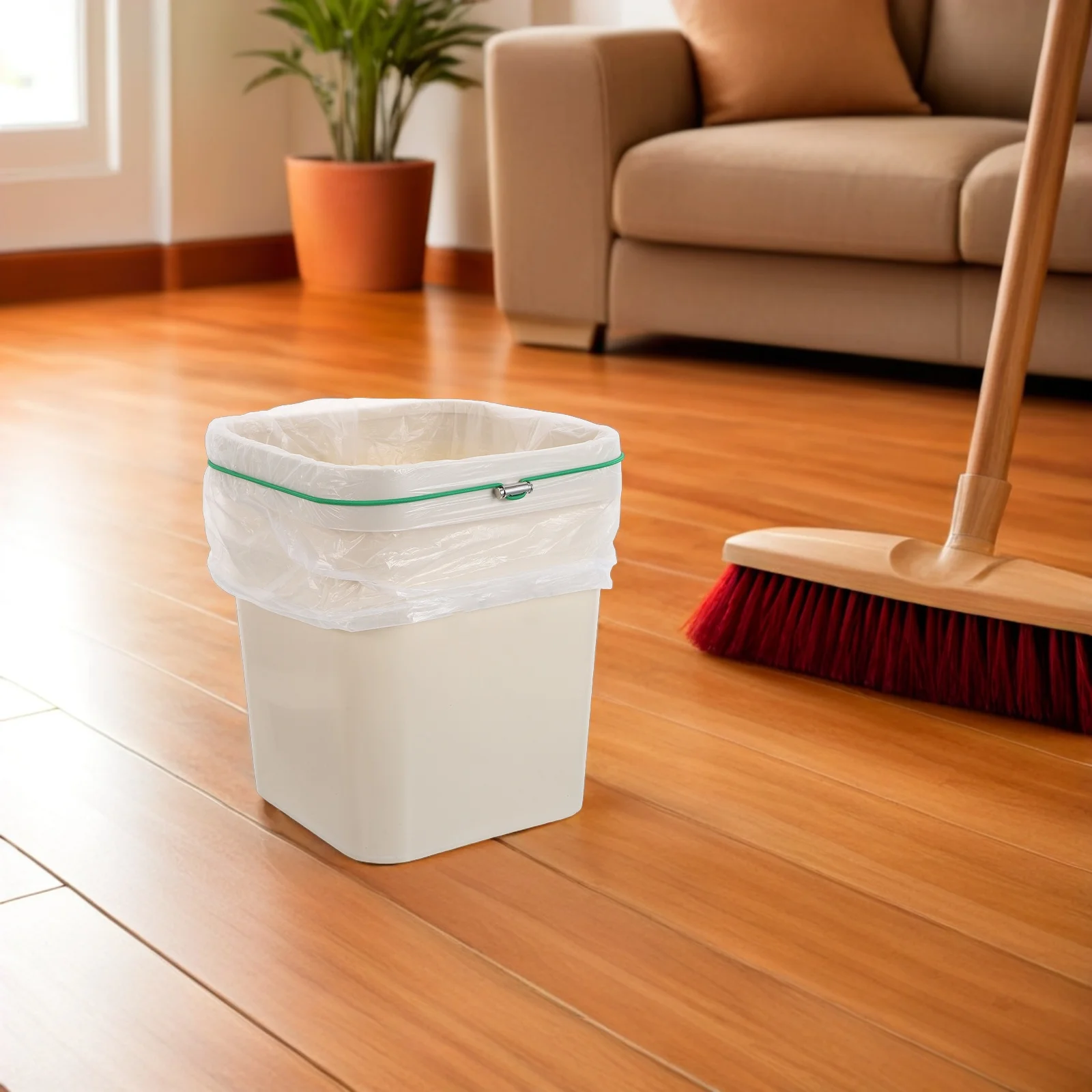 9pcs Garbage Can Bands Adjustable Elastic Trash Bin Strap For Kitchen Tables Picnic Party Waste Basket Litter Box Cord