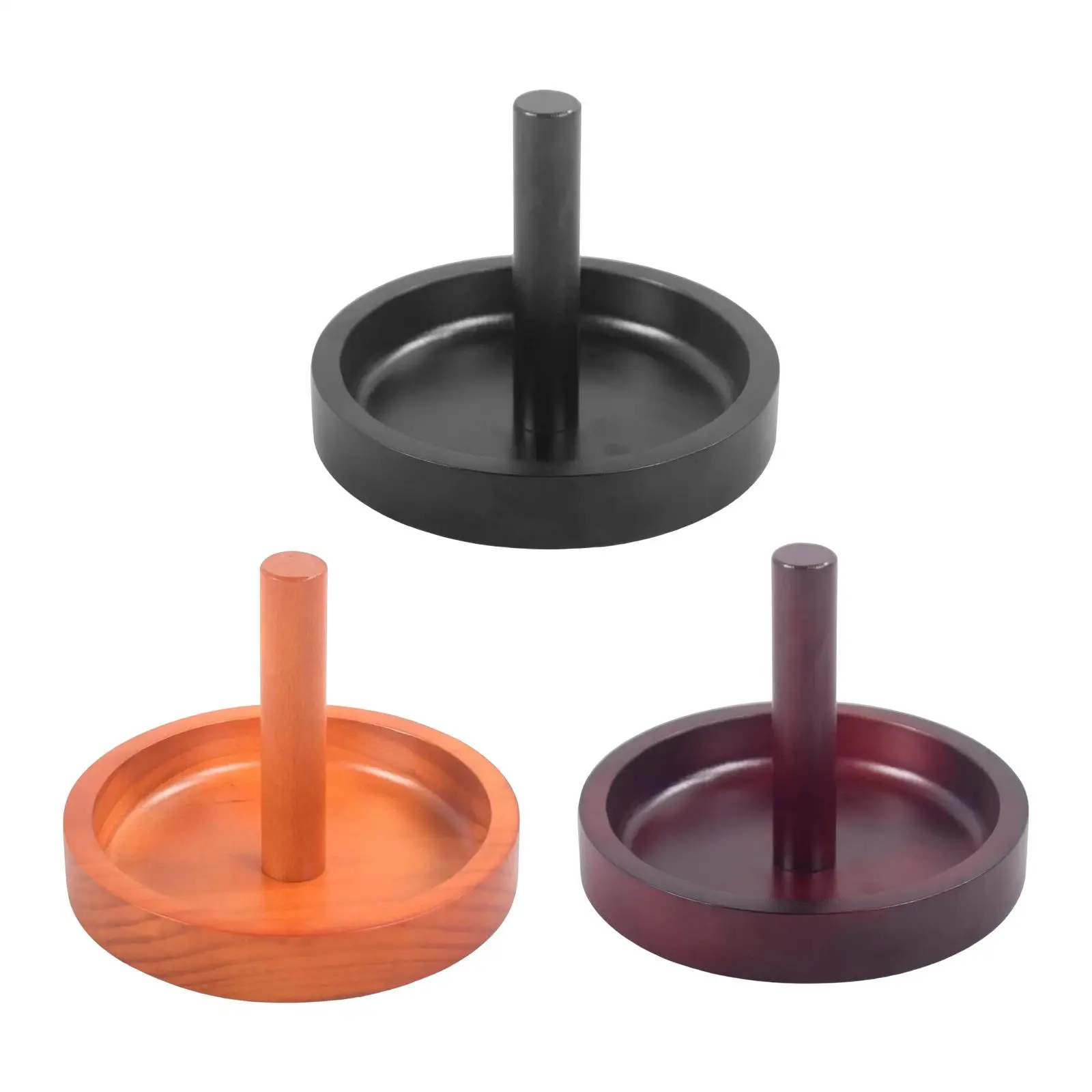 

Wooden Billiard Cone Talc Bowl Cone Chalk Holder Durable for Game Room Indoor Accessory