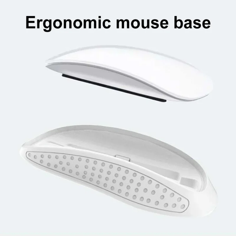 

Mouse Base Case For Apple Magic Mouse 2/3 Ergonomic Design Anti-Slip Grip Wireless Booster Mouse Case Increased Comfort