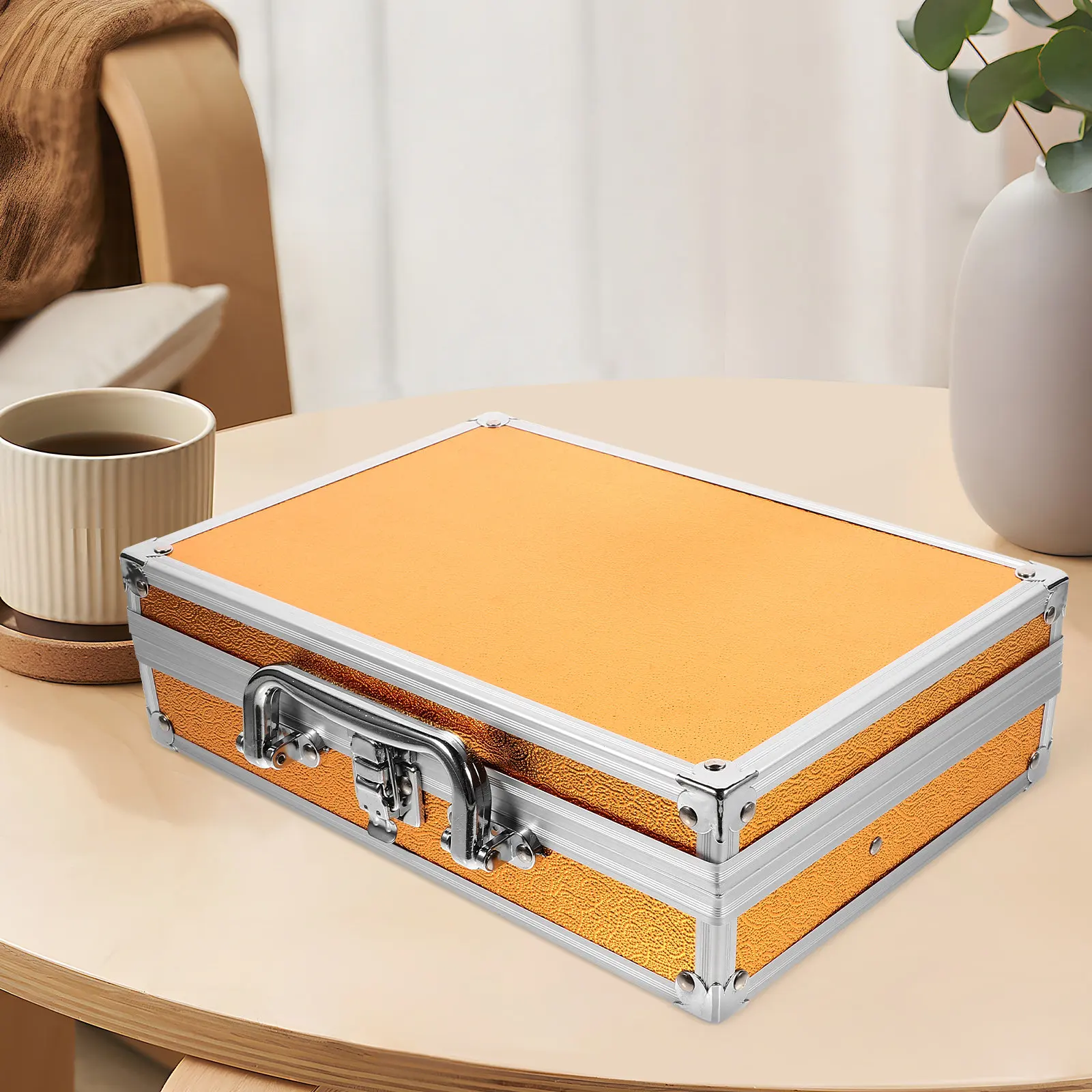 

Manicure Tools Box Large Capacity Aluminum Storage Case For Ear Wax Removal Tools Portable Travel Organizer Multifunctional Tool