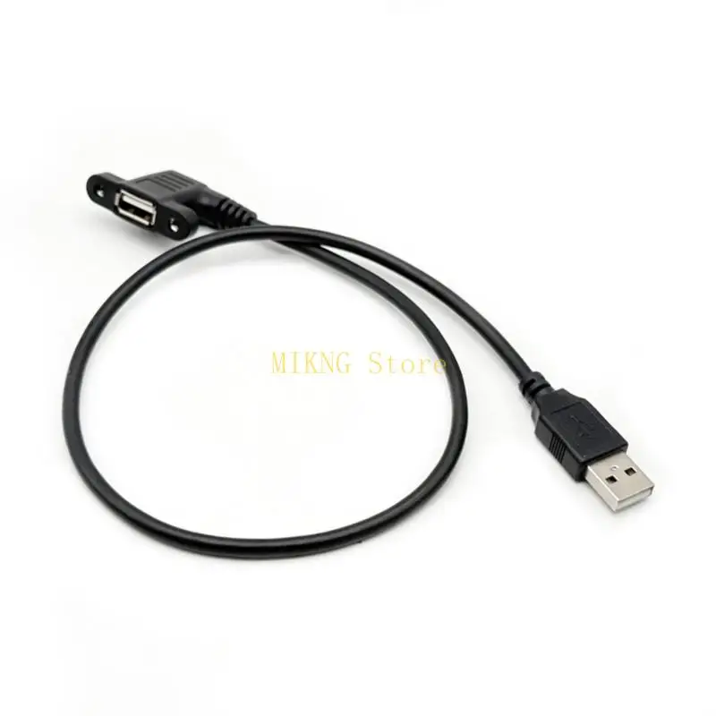 USB 2.0 Удлинительная кабельная линия мужского к женской панели винтовой панели Адаптер Адаптер Провод шнура лучшая продажа
