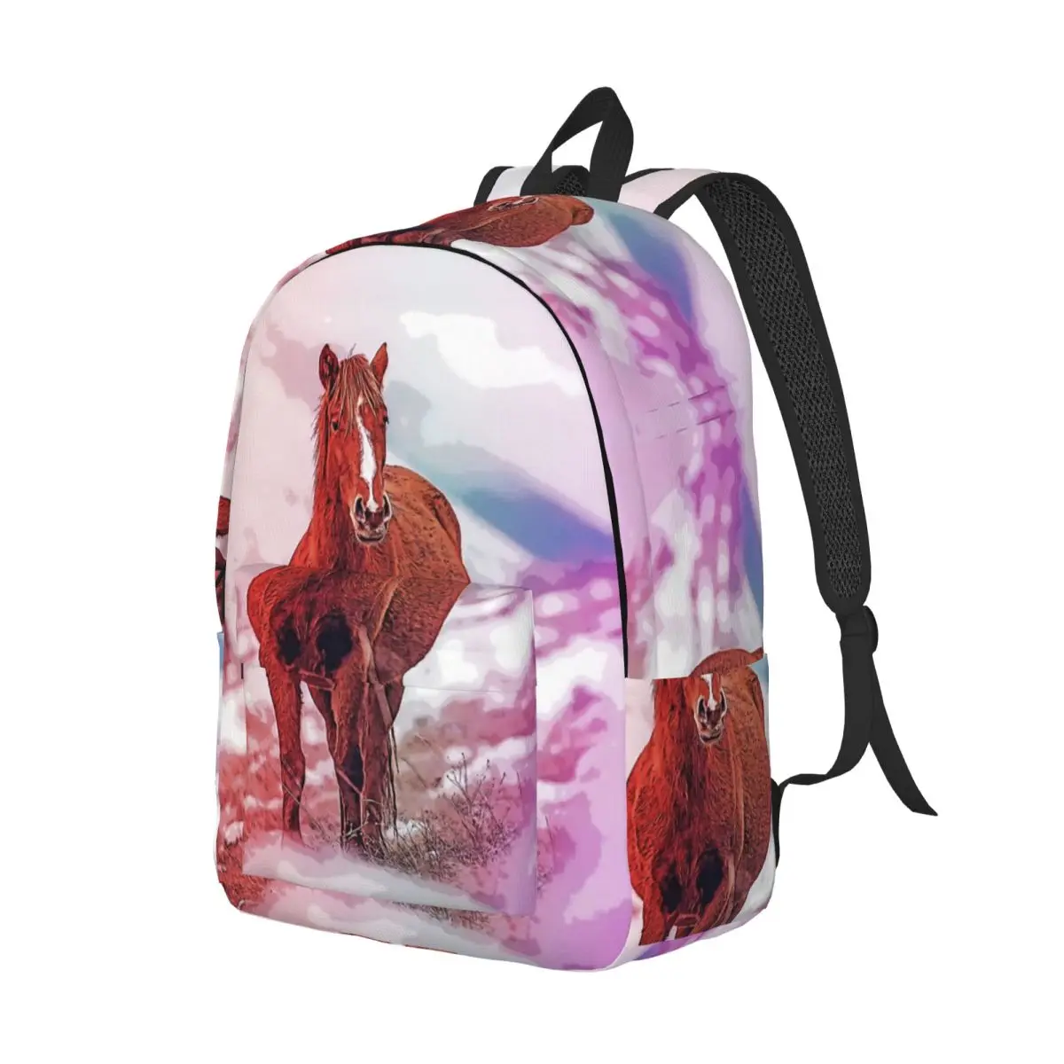 

Landscapes Series Beautiful Horse Backpack Daypack Large Capacity Kids BookBag School Bag Shoulder Bags for Men Women