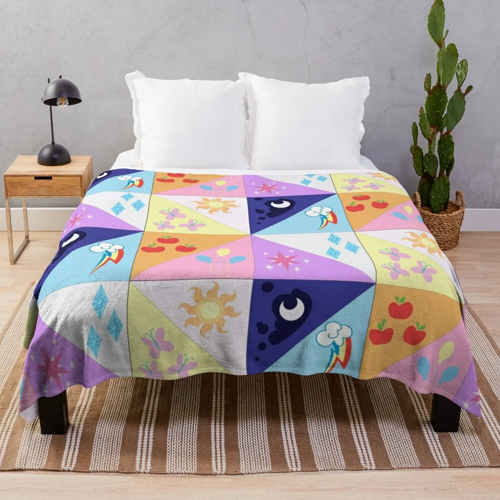 

Cutie marks Throw Blanket Moving Picnic Thin Blankets