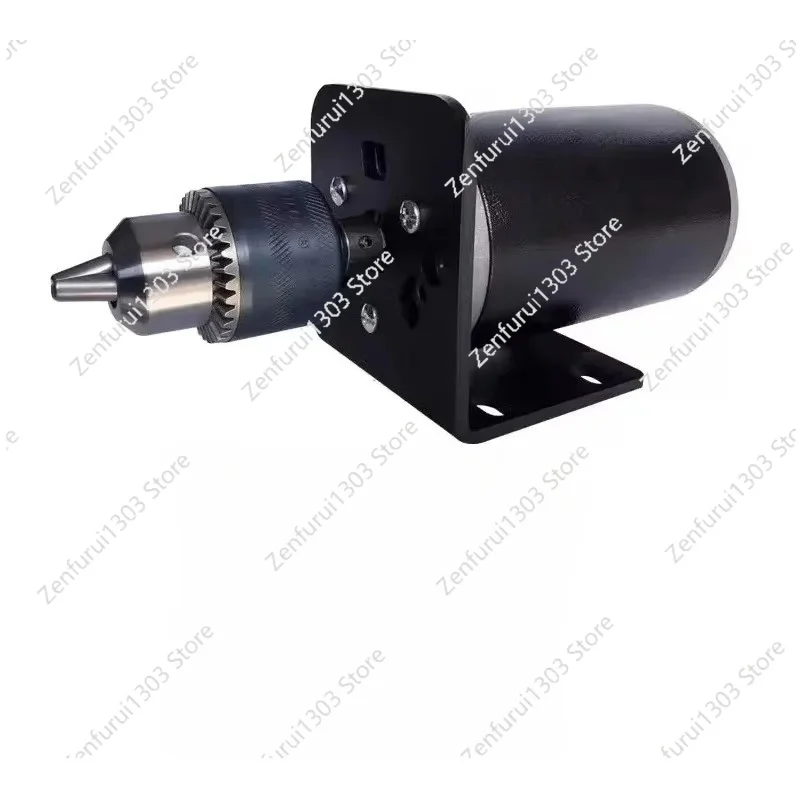 High Speed Small Bench Drill DC Motor Set 220V 400W 7000RPM B12 B16 Drill Chuck Adjustable Speed Electric Drill