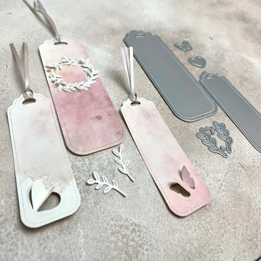 Metal Cutting Dies Cut Die Tag label Decoration Label Album Card Making DIY Embossing Cuts Craft Scrapbooking