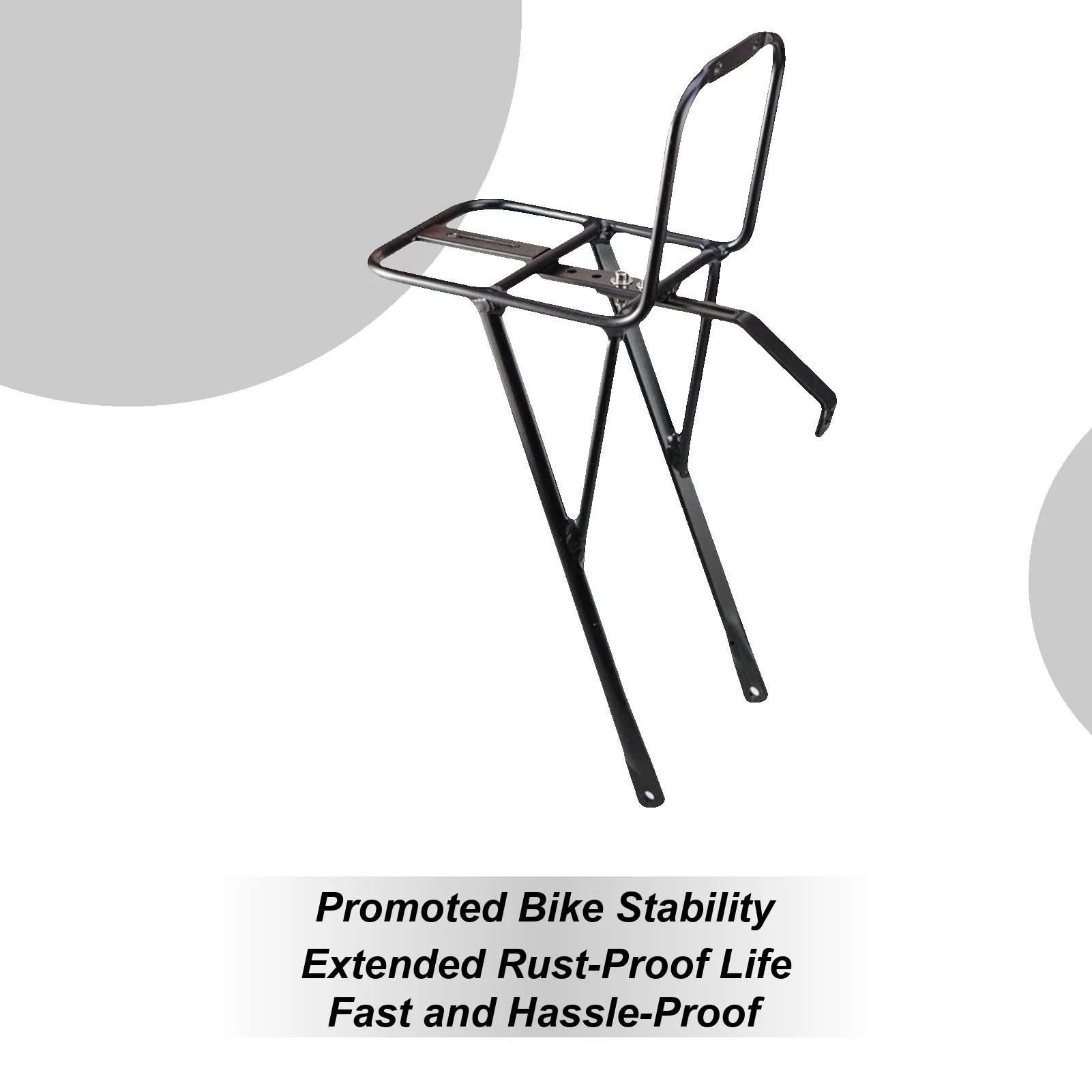

Bike Luggage Rack Front Bike Luggage Carrier Support Holder Bracket For Storage Basket Bag Cruiser Dirt Cycling Daily Commuting