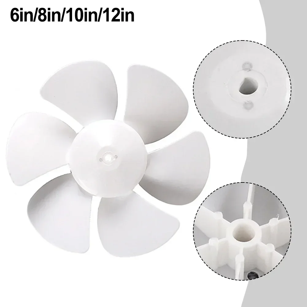 1PC Ventilation Fan Blades 6-Blade Fan Blades Suitable For Roof Ventilation Hoods 160MM/200MM/250MM/280MM Home Improvement