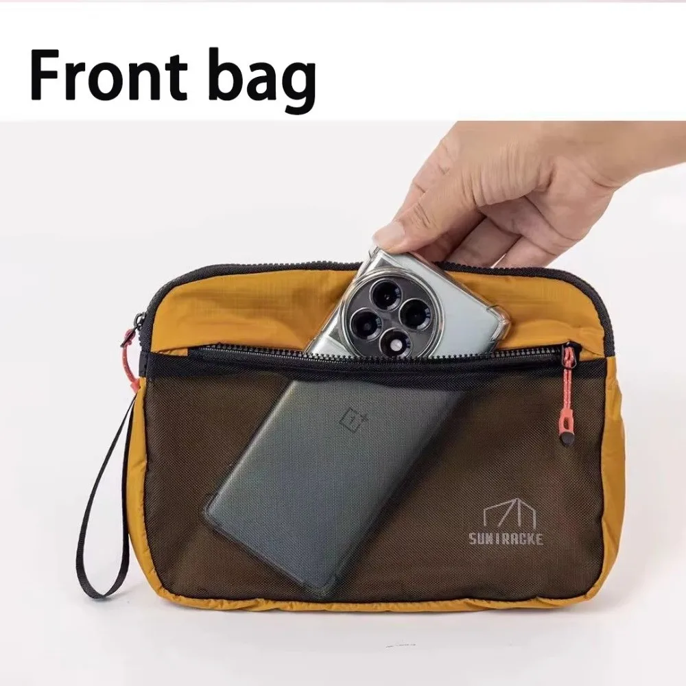 Triangular Collection Bag Mesh Wear-Resistant Travel Storage Bag Lightweight Multi-Functional Rinse Bags Hotel Toiletries Bag