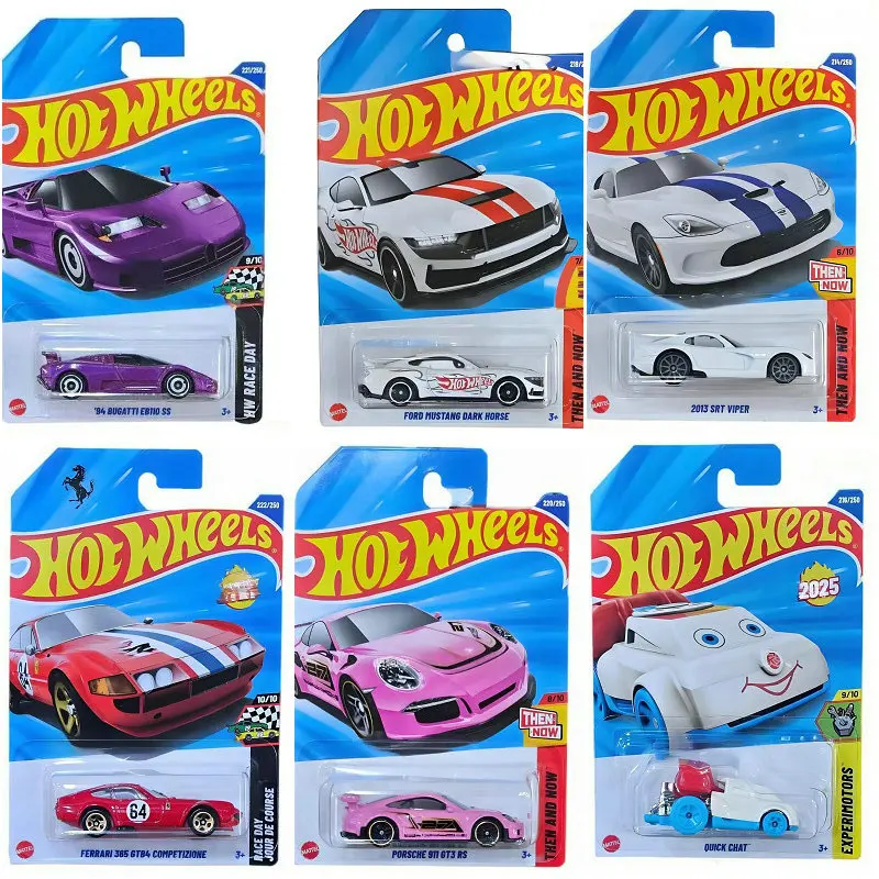 2025L Hot Wheels Hot Little Sports Car Ferrari Porsche Bugatti Tesla Kia Alloy Car 25K