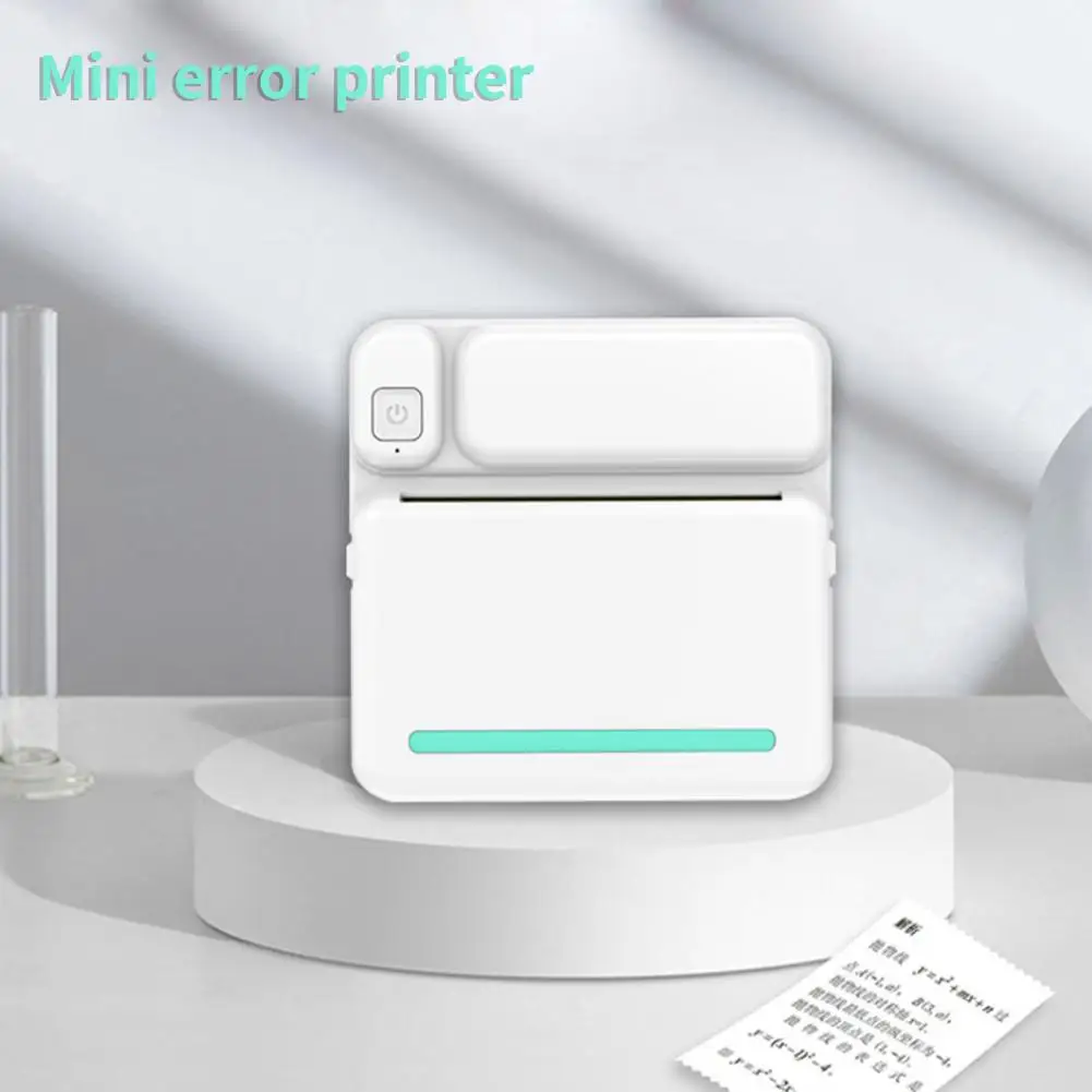 Pocket Printer Inkless Thermal Printing ABS Small Photo Printing Machine for Home
