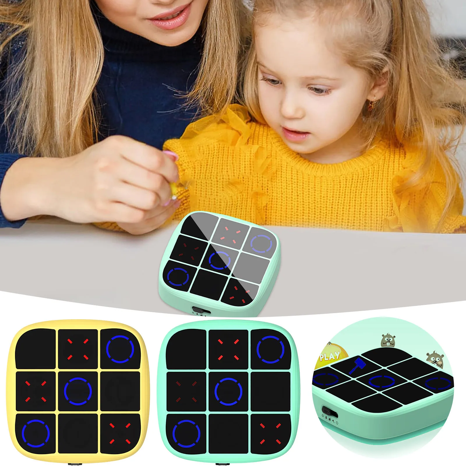 Cool Magnets for Kids 4 In 1 Handheld Puzzle Console Video Games For Education And Memory Growth Portable And Trivia