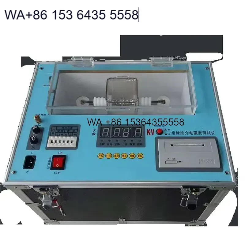Wmwmnu HZ182N Automatic Oil Dielectric Strength Tester Portable Breakdown Testing Equipment with Display for Industrial Work