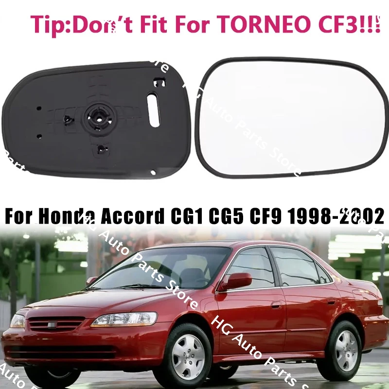 

Replace Rearview Mirror Lenses Exterior Side Reflective Glass Lens For Honda Accord CG1 CG5 CF9 1998 1999 2000 2001 2002