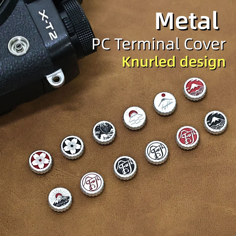 Metal Camera Sync Terminal Cap PC Connector Cover for Fuji XT2 XT3 XT4 XT5 XH1 XH2 XH2S GFX50S GFX50R Nikon Olympus Accessories