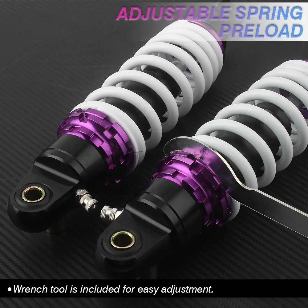 235mm Universal Motorcycle Part Rear Air Shock Absorber Adjustable Suspension For HONDA SMART DIODX YAMAHA JOG HONDA SUZUKI LETS 5
