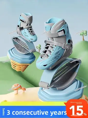 Chaussures de saut pour enfants, chaussures de sport extensibles kangourou pour garçons et filles, grand artefact rebondissant pour adultes