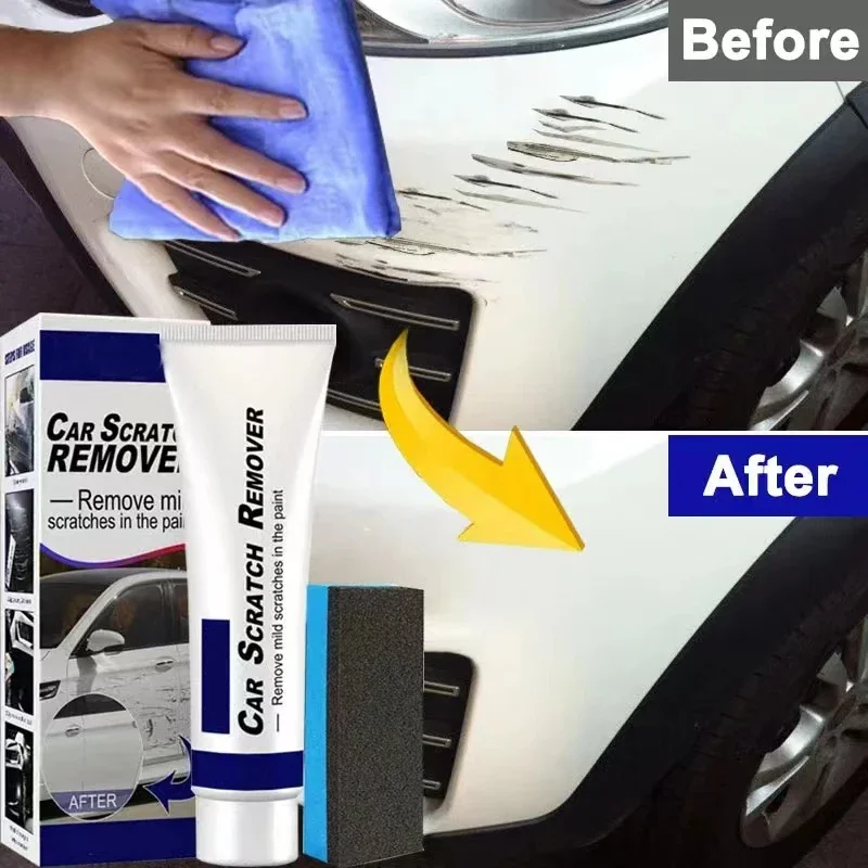 Car Scratch Repair Paste Car Polish Scratch Remover Car Paint Scratch Repair Cleaning Kit for Various Surfaces