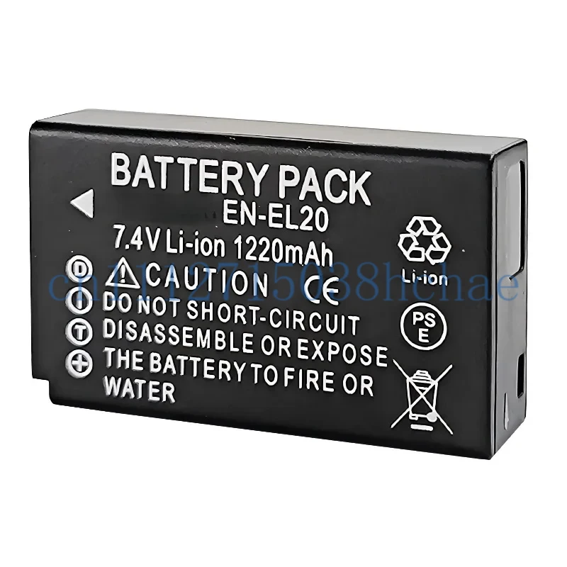 EN-EL20 for Nikon  P1000 P950 J1 J2 J3 camera rechargeable battery 1220mAh 7.4V