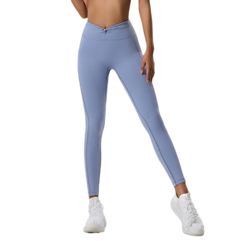 Nowe damskie legginsy do jogi legginsy gimnastyczne spodnie sportowe do podnoszenia bioder z wysokim stanem legginsy do ćwiczeń spodnie do biegania